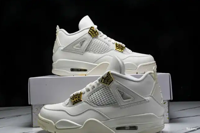 Cheap TBK Retro Gold Jordan Metallic AQ9129-170 4 0621